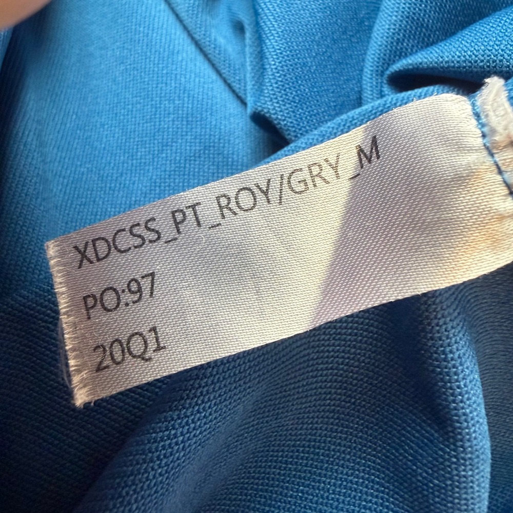 BYLT Mens Royal Blue Drop‎ Cut Pocket T Shirt Size M - Picture 6 of 6